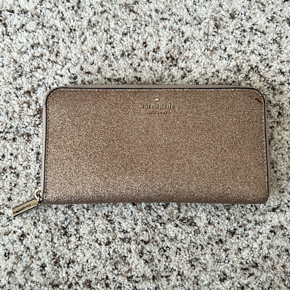 Kate Spade Shimmy Glitter Box Wallet